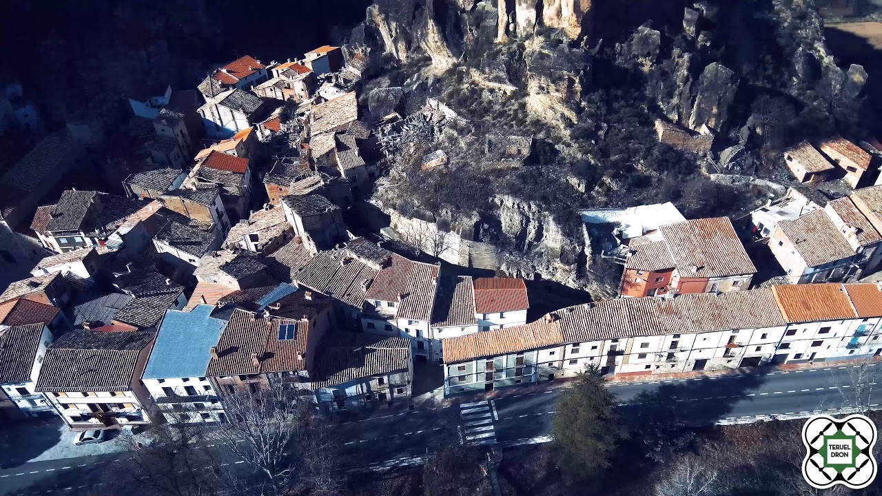Grabacion con Dron en Libros, Teruel 4k