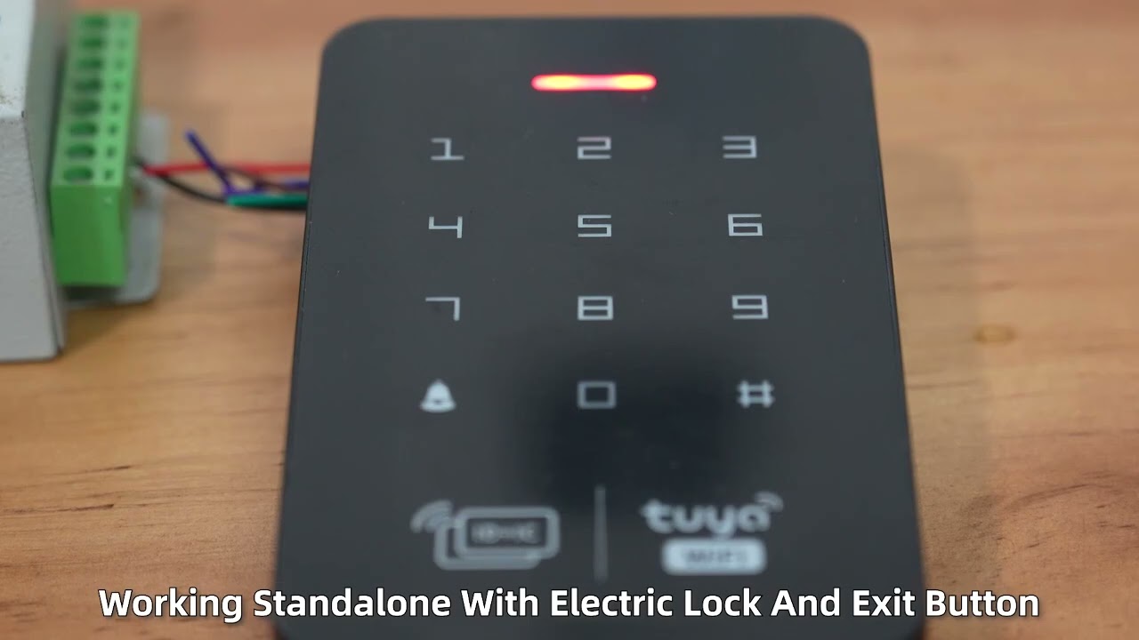 Wifi Tuya Access Control Waterproof IP67 Outdoor Smart Standalone Door Lock Access Control Keypad