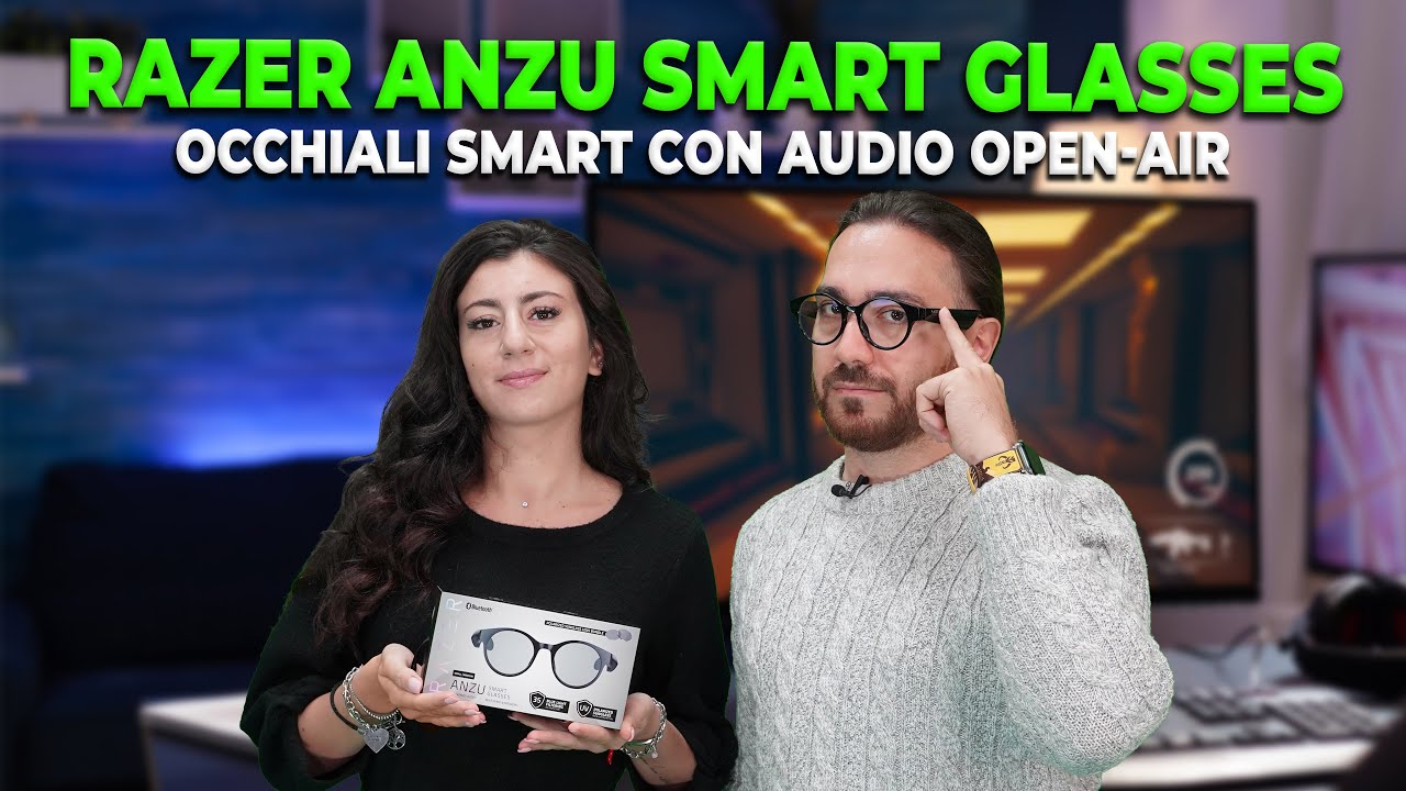 Razer Anzu Smart Glasses, gli occhiali smart con audio open air!