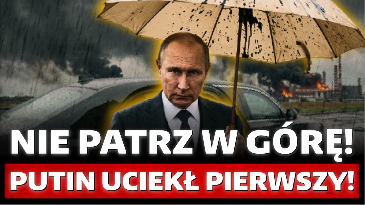 Panika w Rosji. Putin UCIEKŁ z Moskwy. Na drogach KOLAPS. Zaczęły padać CZARNE NAFTOWE deszcze