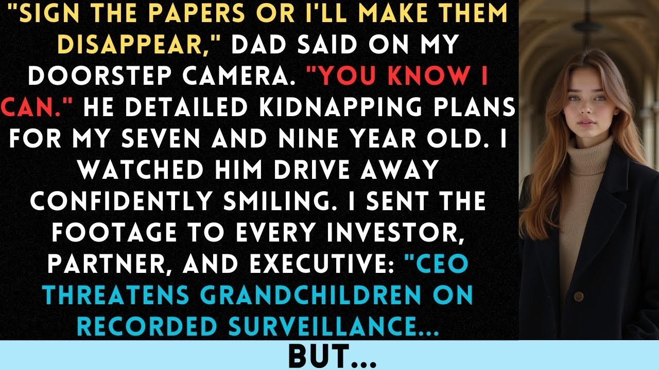 Dad Threatened My Kids To Force Business Sale—The Video Reached Twelve Corporate Board Members