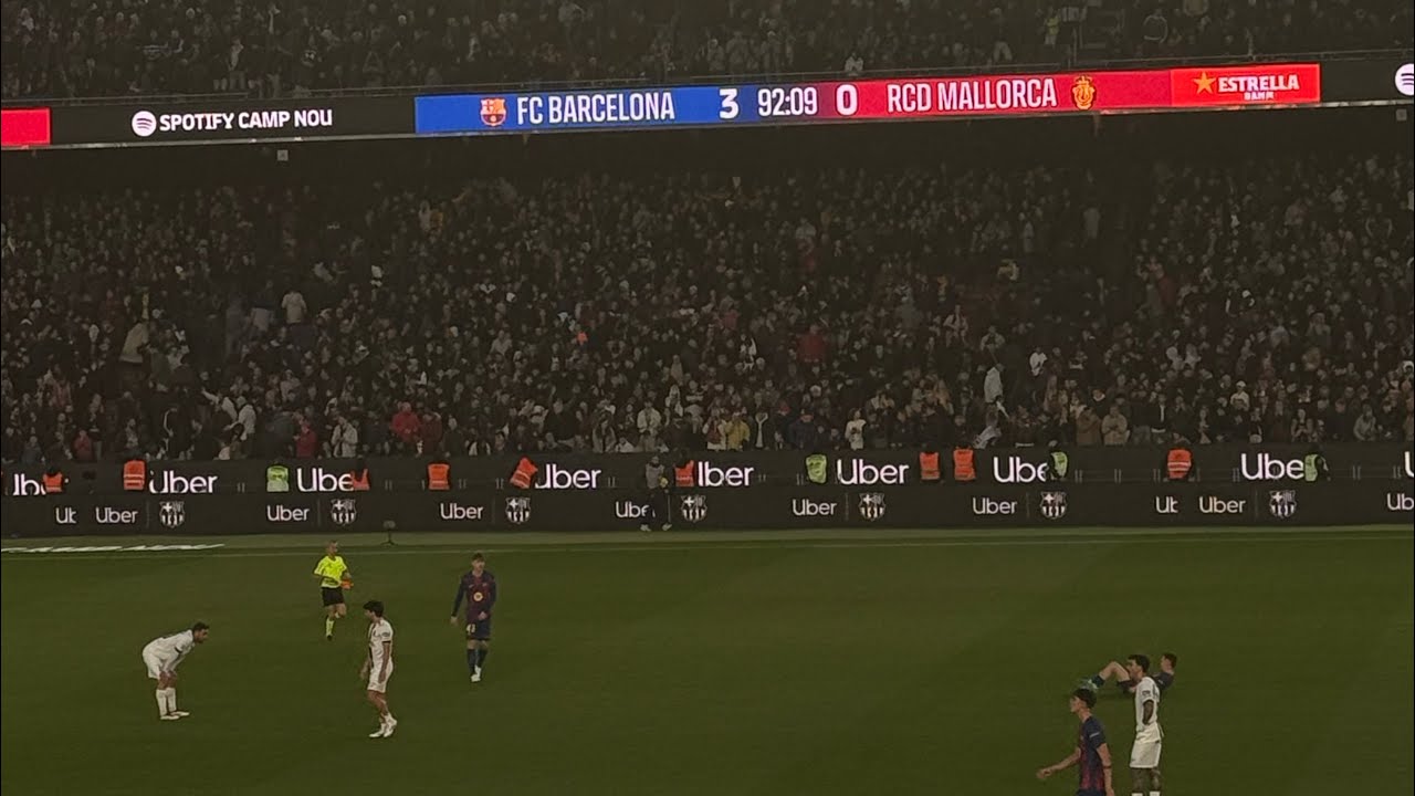 ME METO A VER EL PARTIDO DEL FC BARCELONA - MI PRIMERA VEZ EN EL CAMP NOU