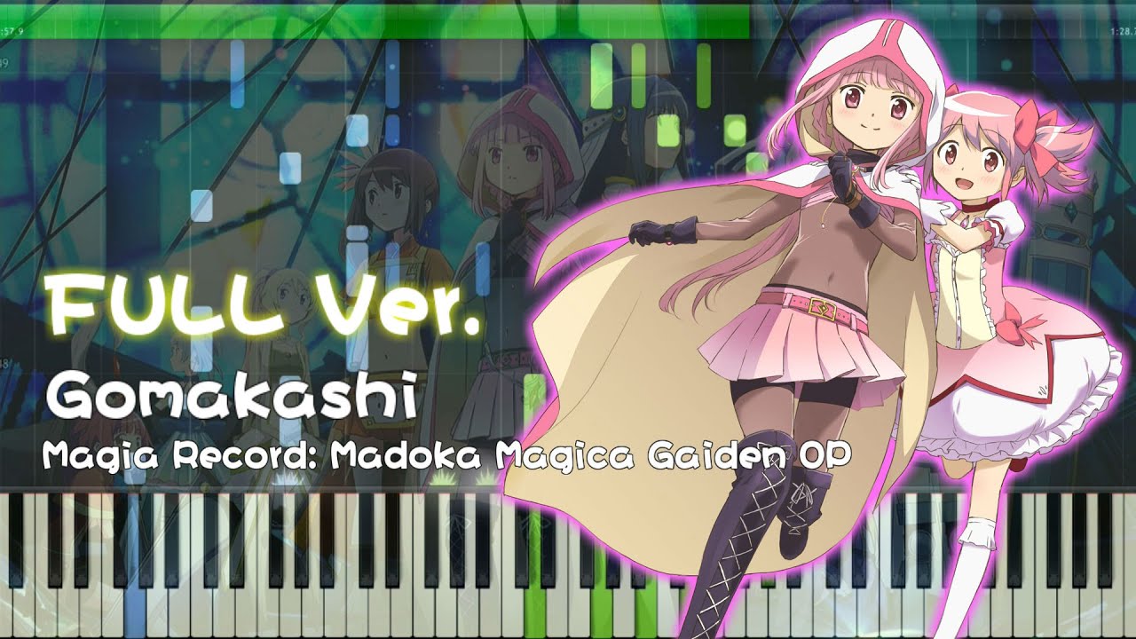 [FULL] Gomakashi - Magia Record: Madoka Magica Gaiden OP (Piano)