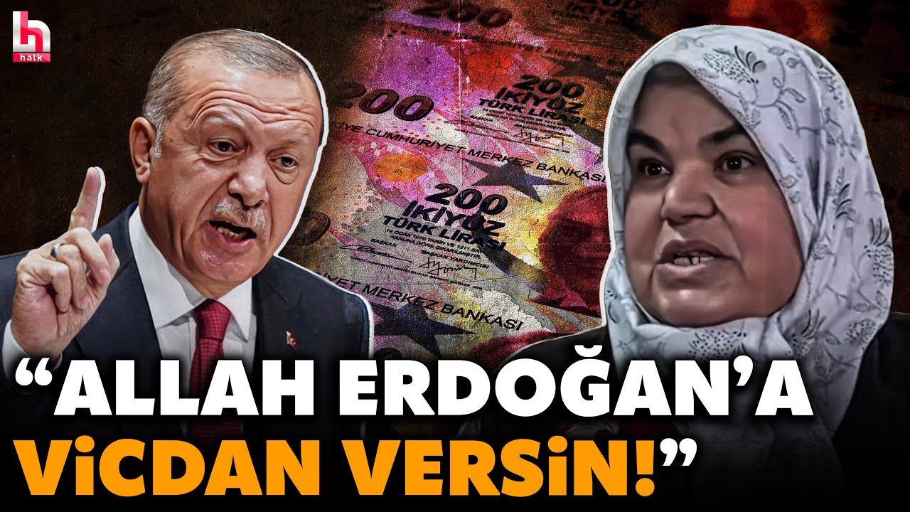 ERDOĞAN BÖYLESİNİ DUYMADI! Geçinemeyen yaşlı kadından gündemi sarsacak isyan! 