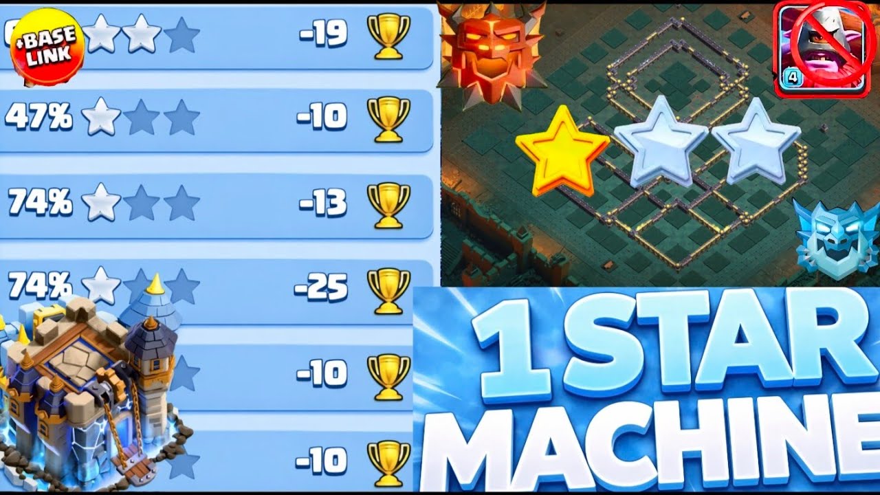 New TOXIC TH18 Base Got Me Many 1 STAR Against Thrower Best TH18 Anti-Everything Base #clash
