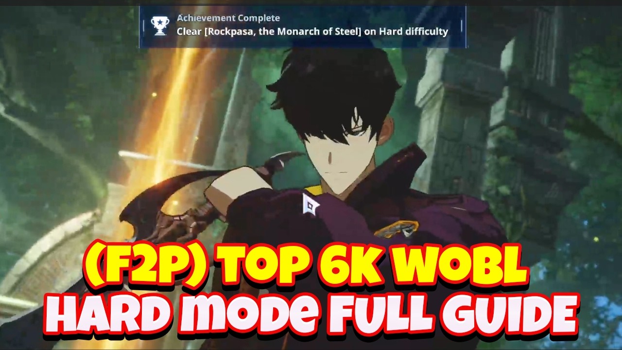 TOP 6K DARMOWYCH DO GRY W WOBL W TRYBIE TRUDNYM Rockpasa FULL Run & Setups! [Solo Leveling: Arise]