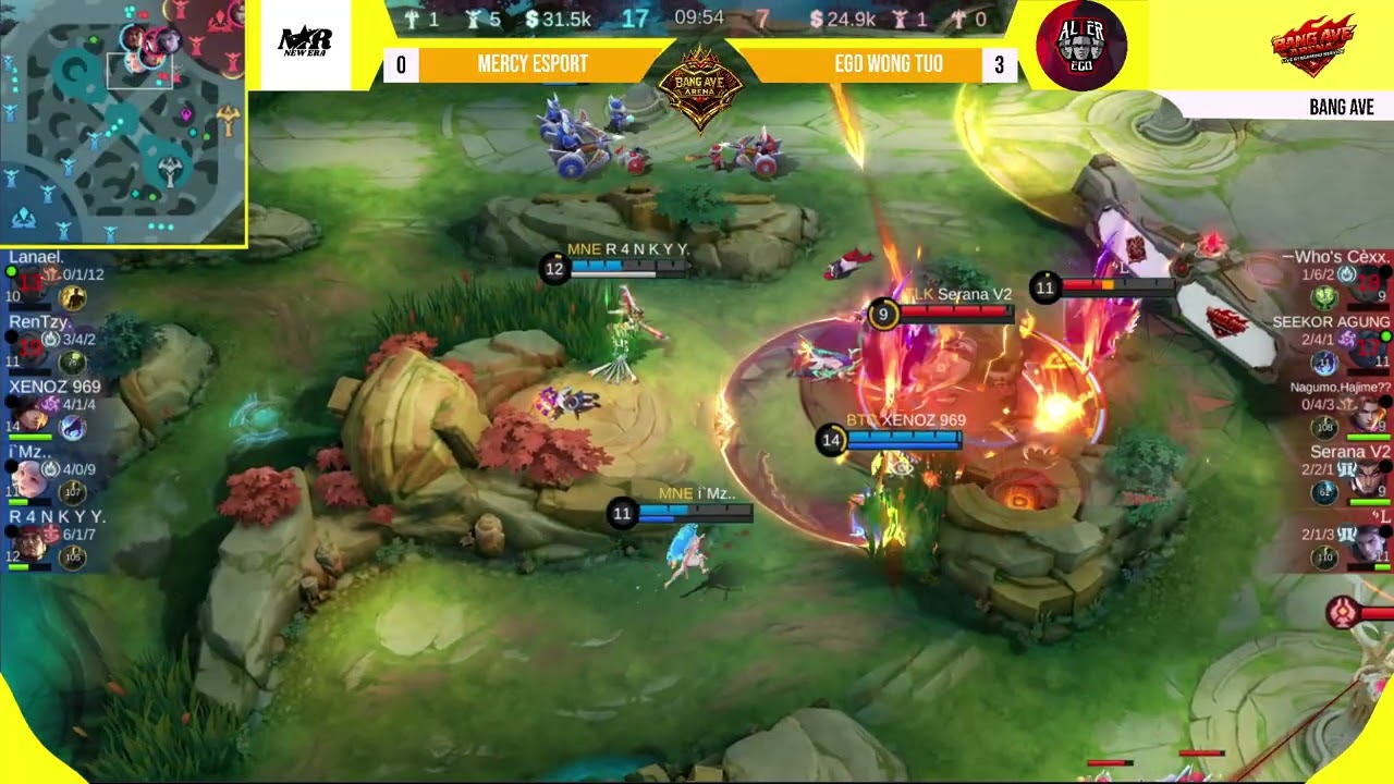 ROOM TOURNAMENT FREE CASTER BANG AVE TIKTOK | MATCH 6 LANDAK KUNING VS EGO WONG TUO