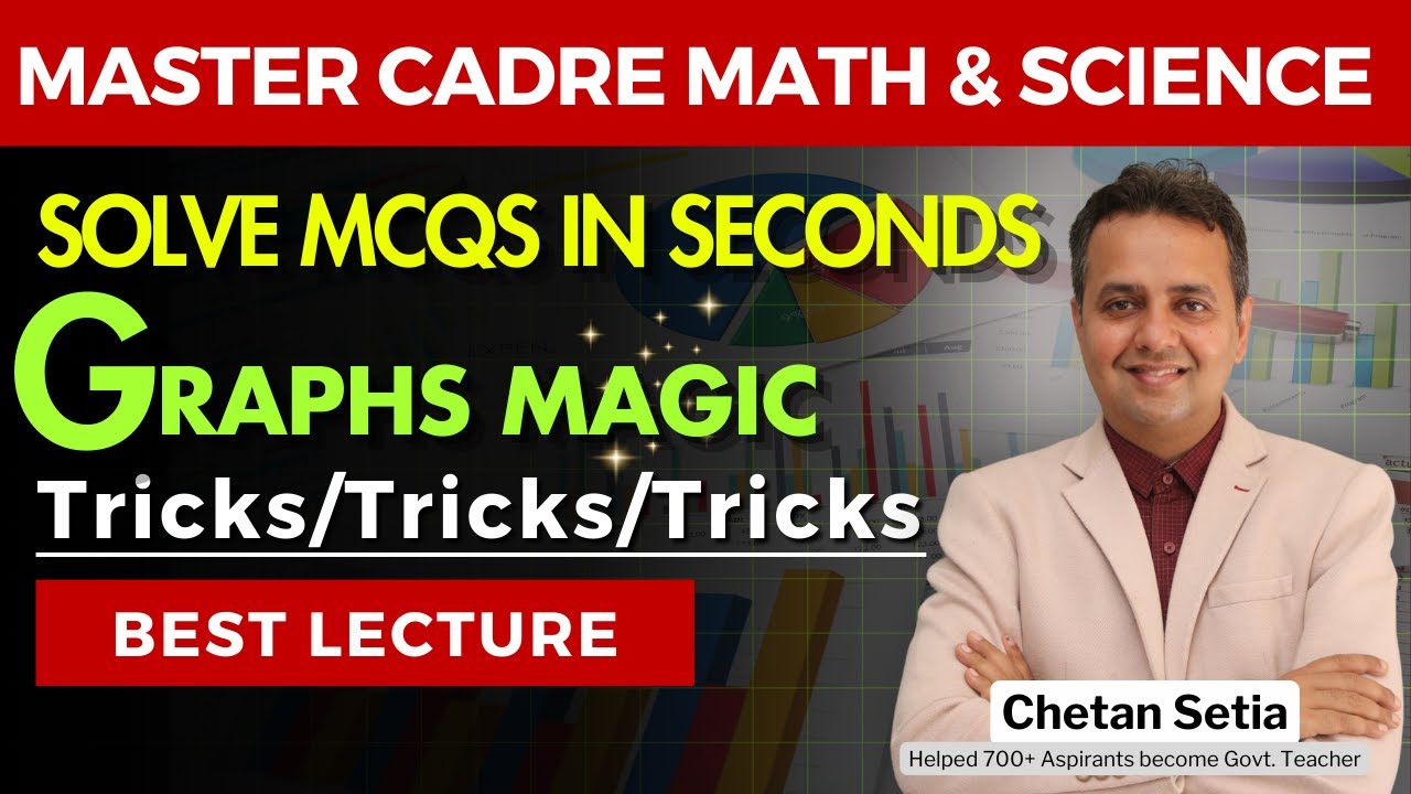 Master Cadre Math 2025 || Graphs Magic || Solve MCQs in Seconds  Tricks/Tricks/Tricks Best Lecture
