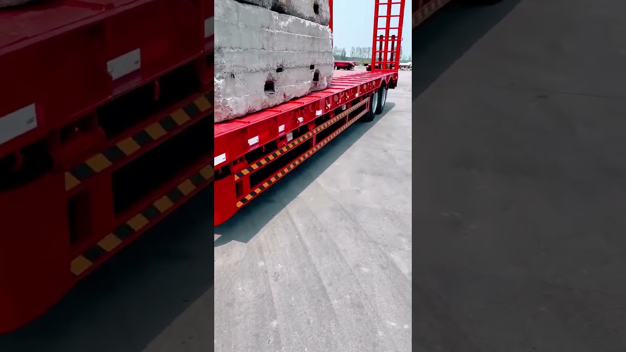 Made in China, heavy-duty semi-trailer, trailer, truck, with customizable load capacity according to