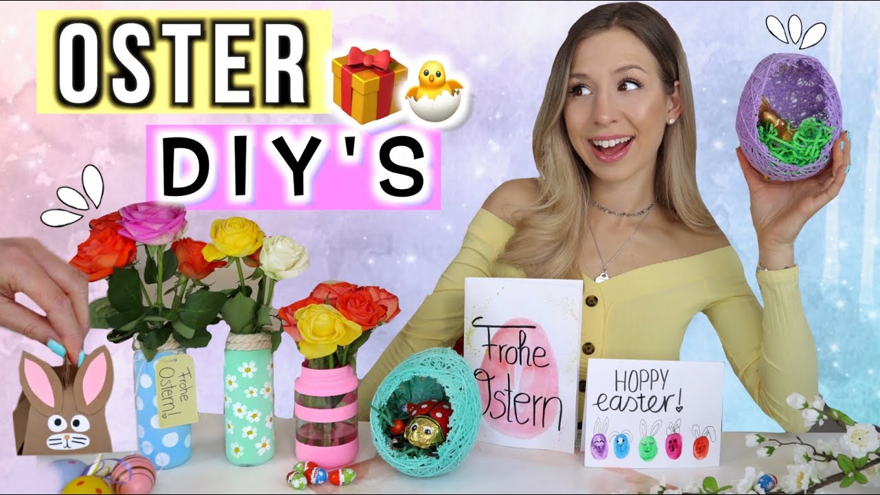 DIY OSTERGESCHENKE 🐥schnelle und einfache Geschenkideen zu Ostern 2020