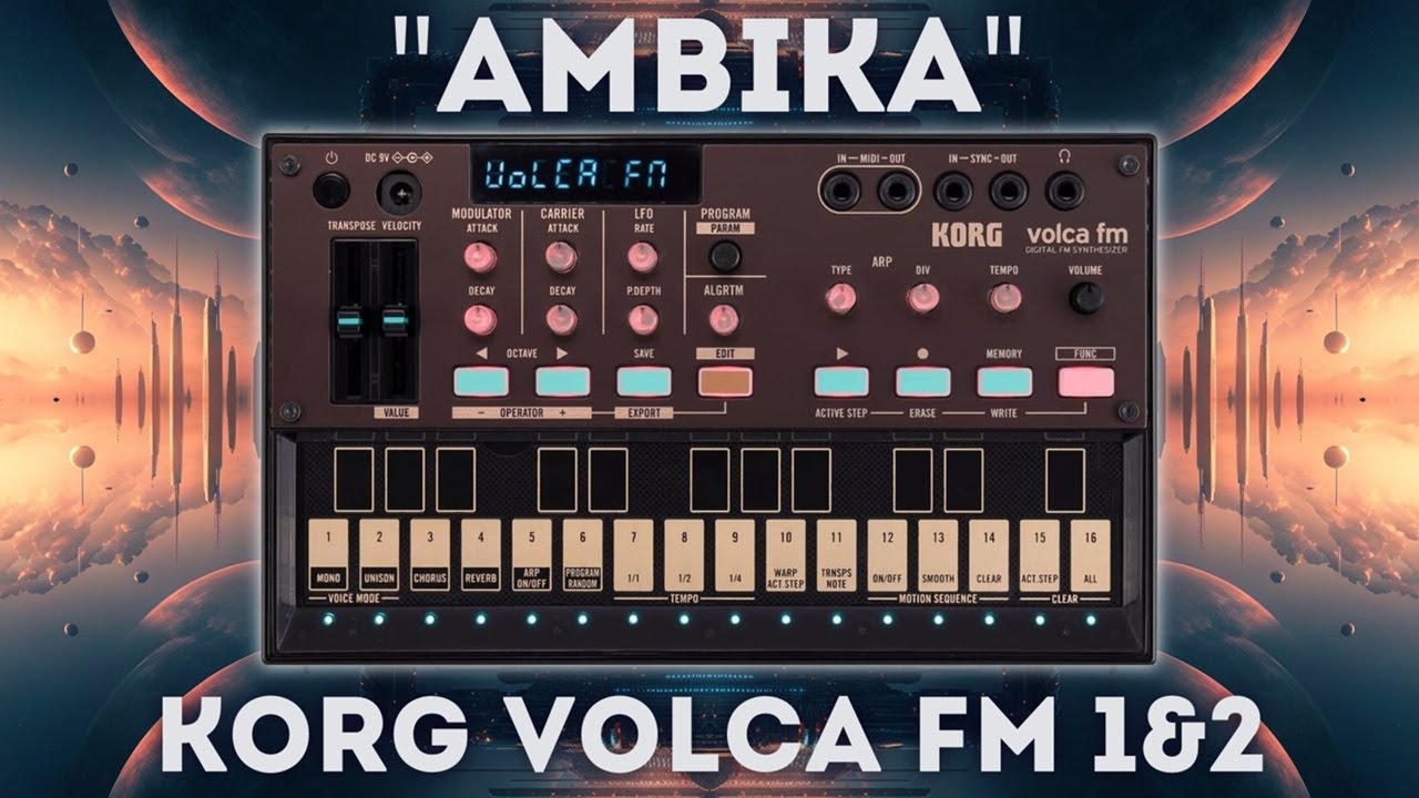 Korg Volca FM 2 - “Ambika” Soundset 32 Presets