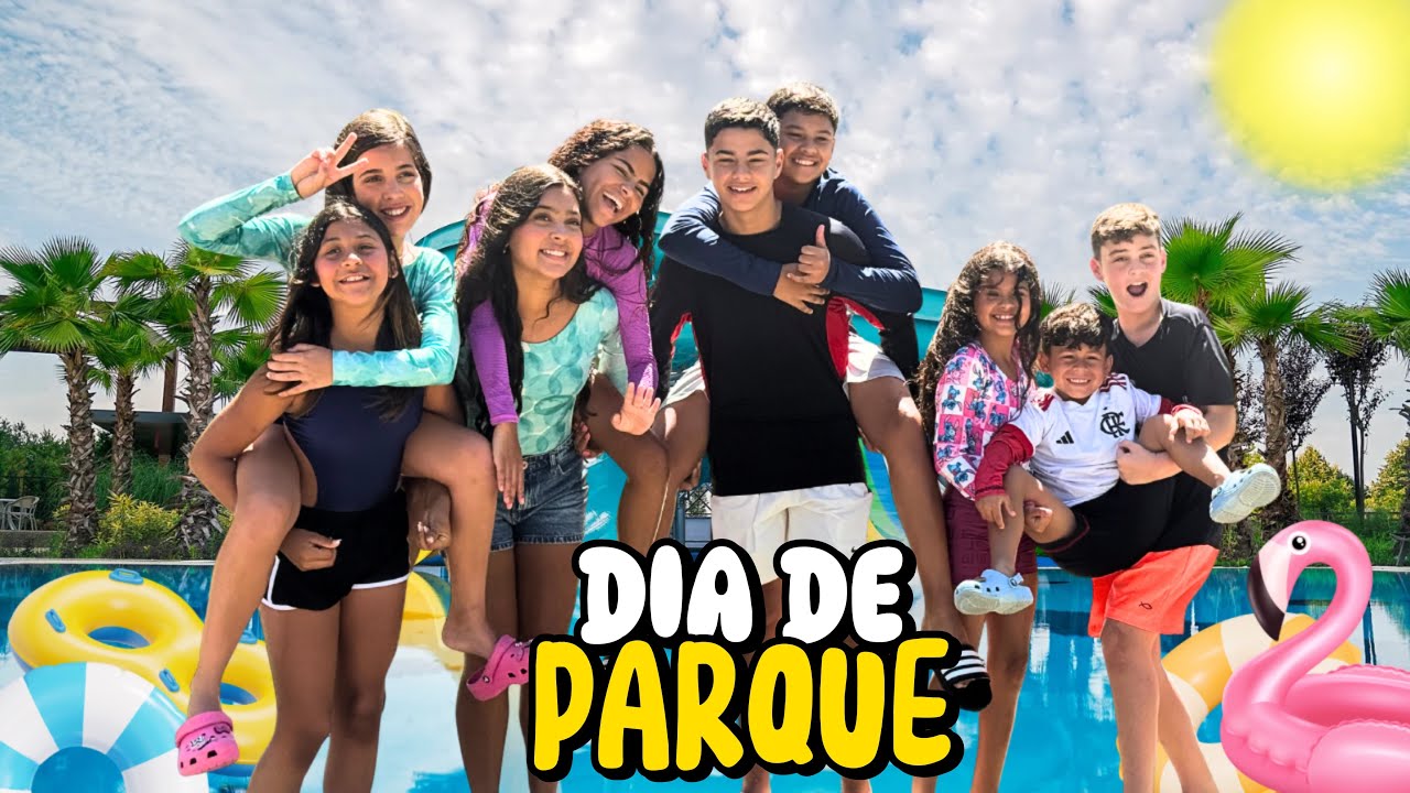 UM DIA TODO NO PARQUE *BRINCAMOS MUITO COM AMIGOS