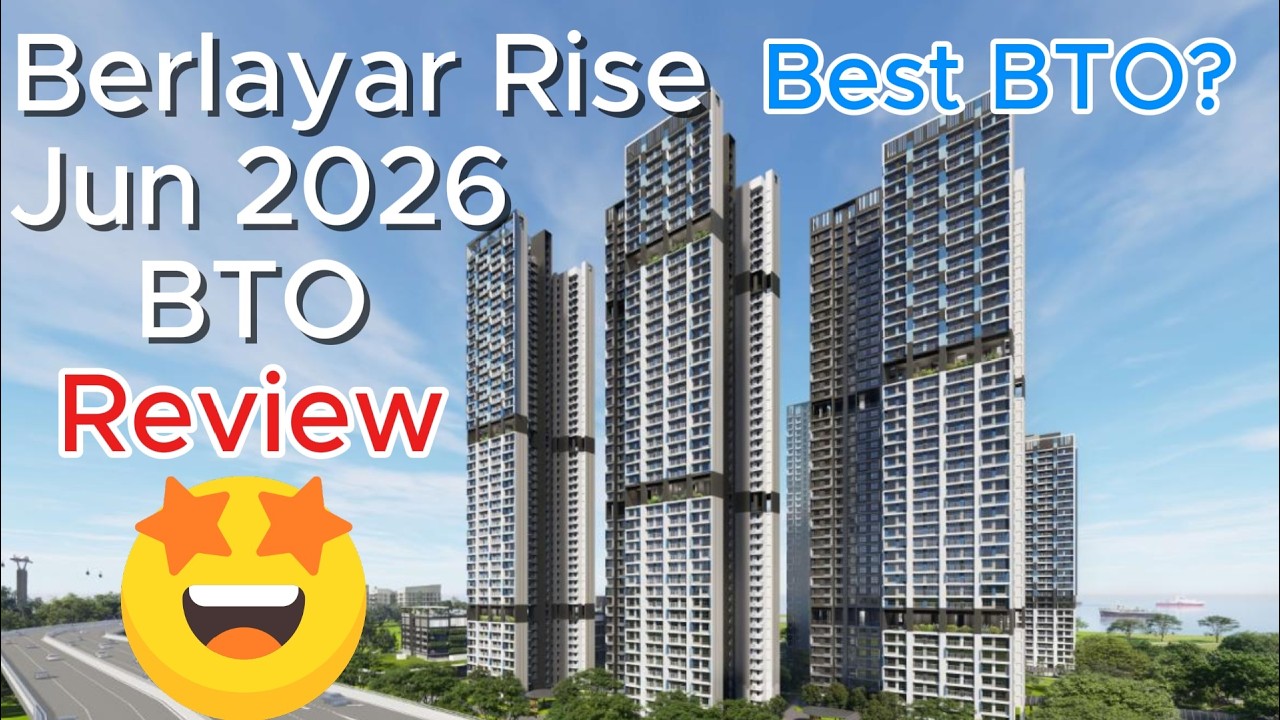 Обзор BTO-проекта Berlayar Rise HDB, июнь 2026: лучший или самый масштабный BTO? Рядом с метро Te...