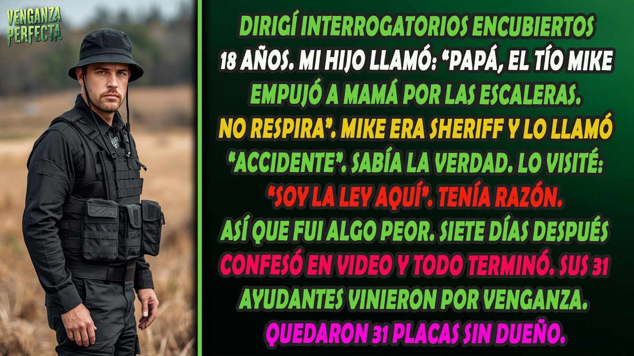 Mi cuñado, sheriff, cruzó un límite. Vinieron 31 a callarme. No volvió a ser igual.