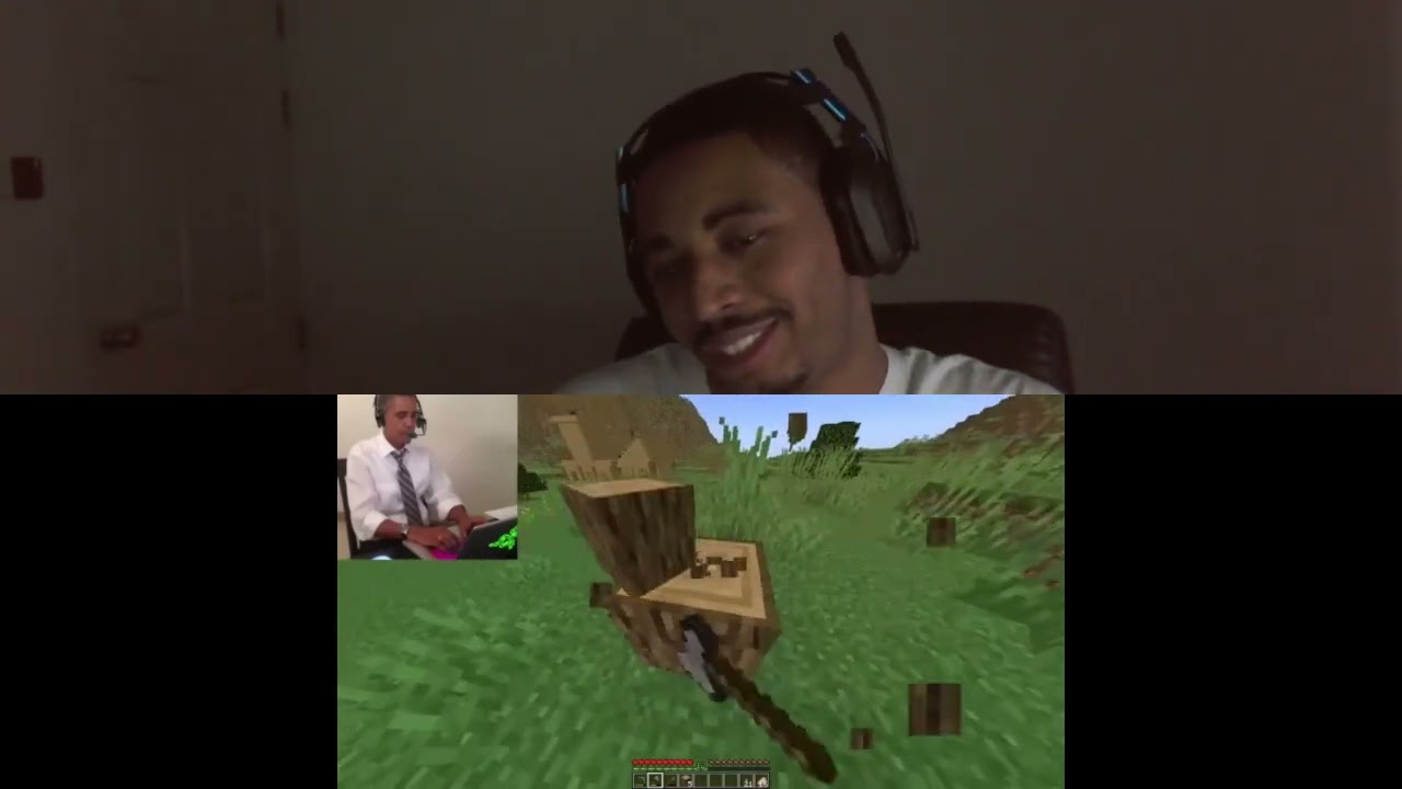 MINECRAFT TIME! | Presidents Play Minecraft 1-5 Reaction