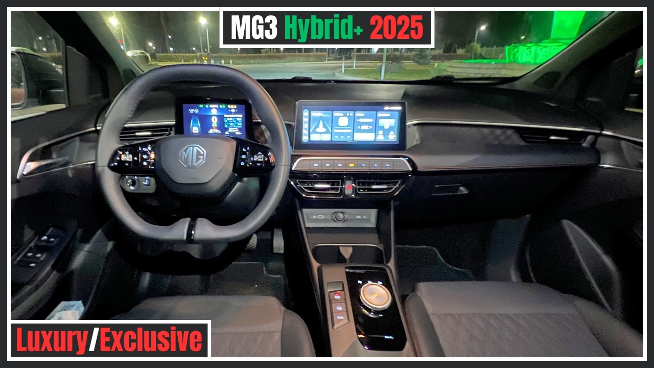 New MG3 Hybrid+ 2025 Night Lights Review Interior & Exterior Details