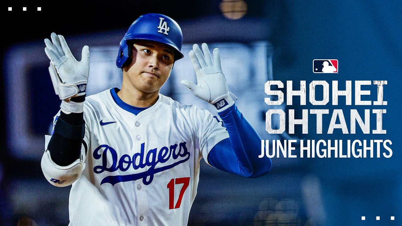 A month FOR THE RECORD BOOKS for Shohei Ohtani! (June 2024 MLB highlights) | 大谷翔平ハイライト