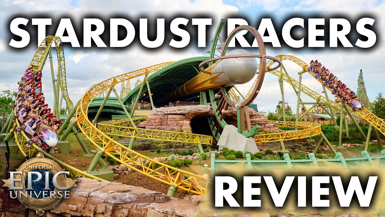 [Review] STARDUST RACERS - Die BESTE neue ACHTERBAHN 2025! | Universal Epic Universe 🇺🇸