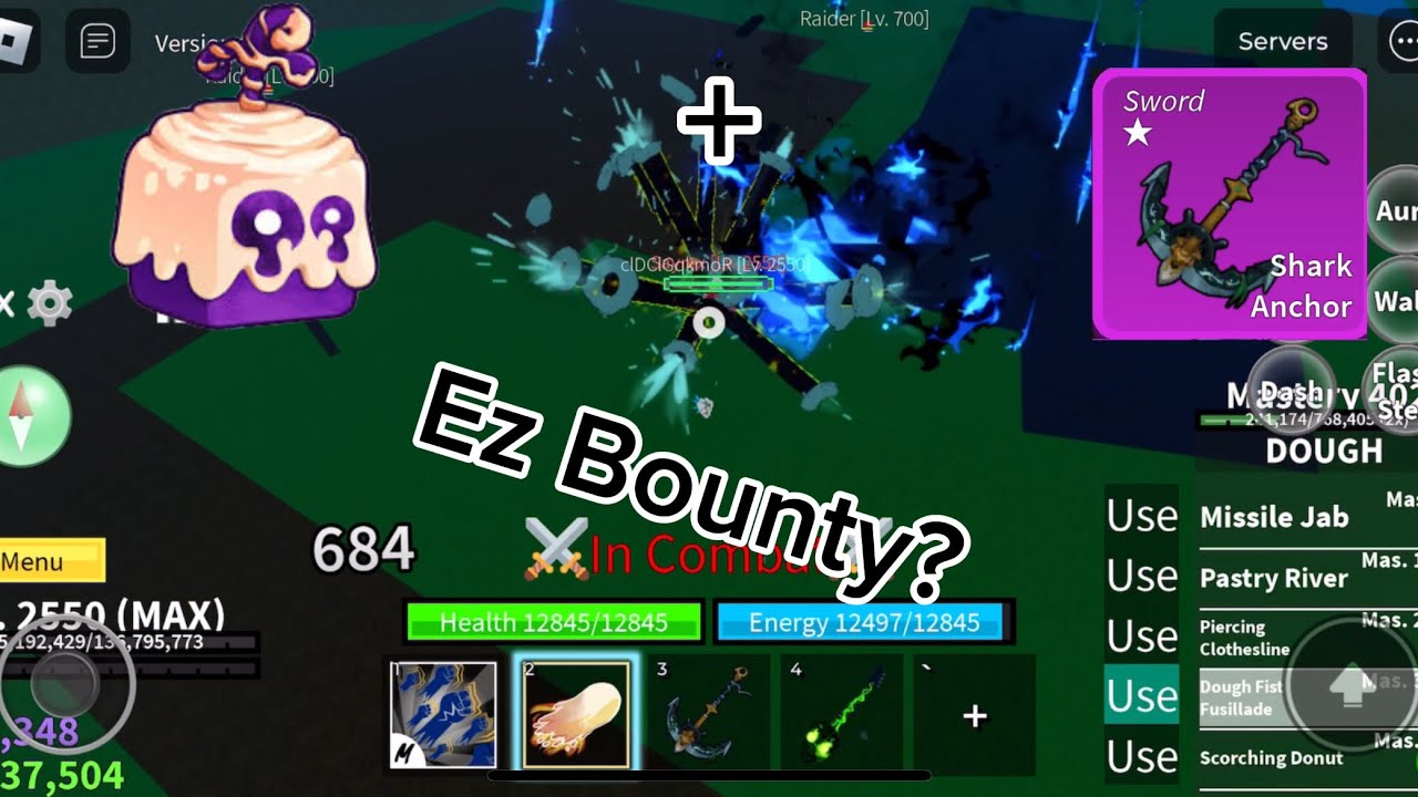 Dough + Shark Anchor Bounty Hunt | Blox Fruits | Road to 20m pt.3🔥
