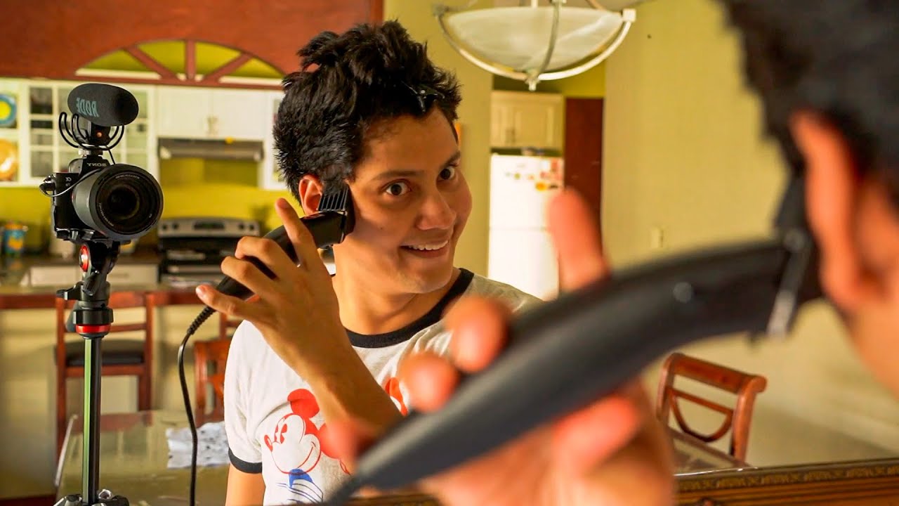 Me corté el pelo yo solito en cuarentena - Little Viejo