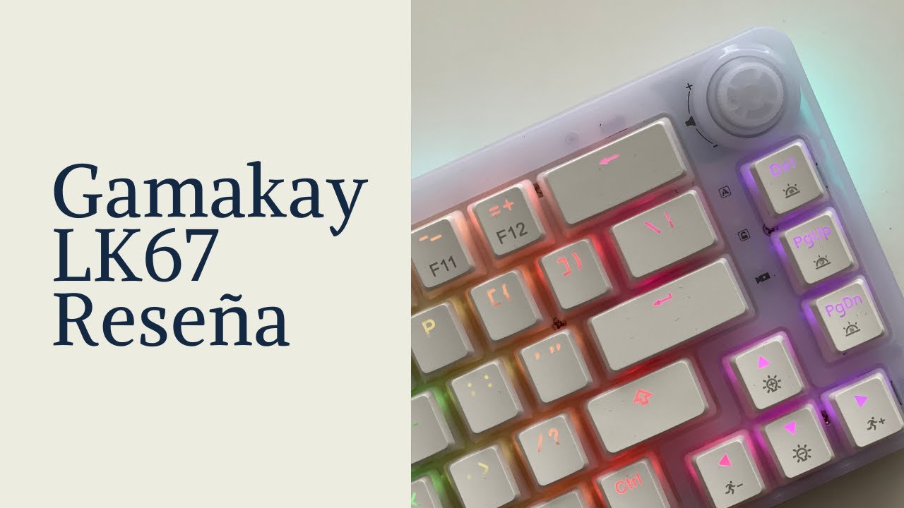 Un buen competidor para teclado de ENTRADA comercial | Gamakay LK67 Reseña