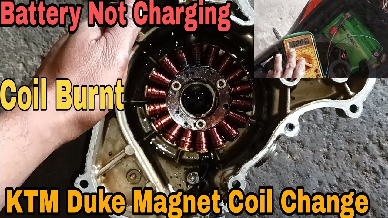 Ktm Duke 125 Battery Charging Problem||Battery Not Charging