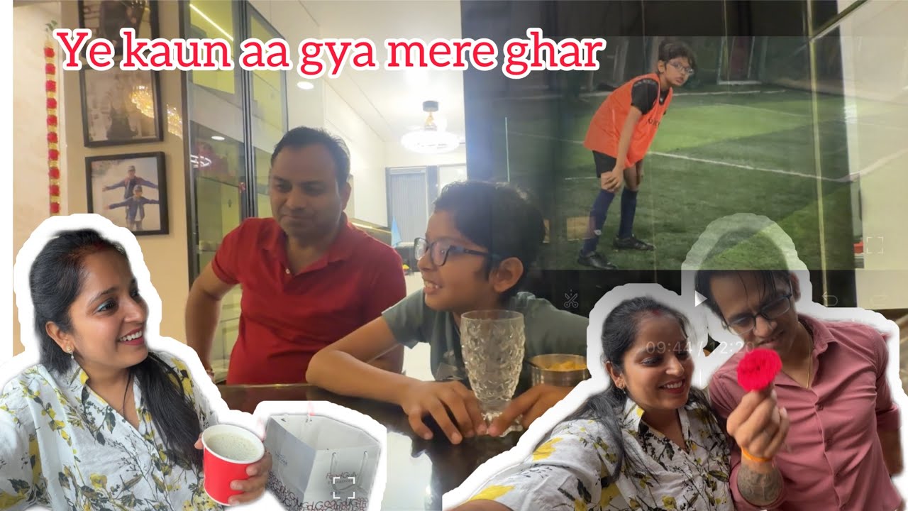 😱bhut khushi ki bat h mere ghr koi aya h itni dur se …. Final match me Ayansh rone lga…….😭😭😭😭