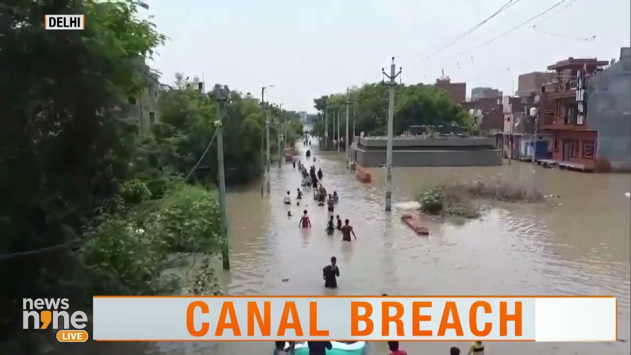 Breach in Munak Canal inundates residential colony in Delhi | News9