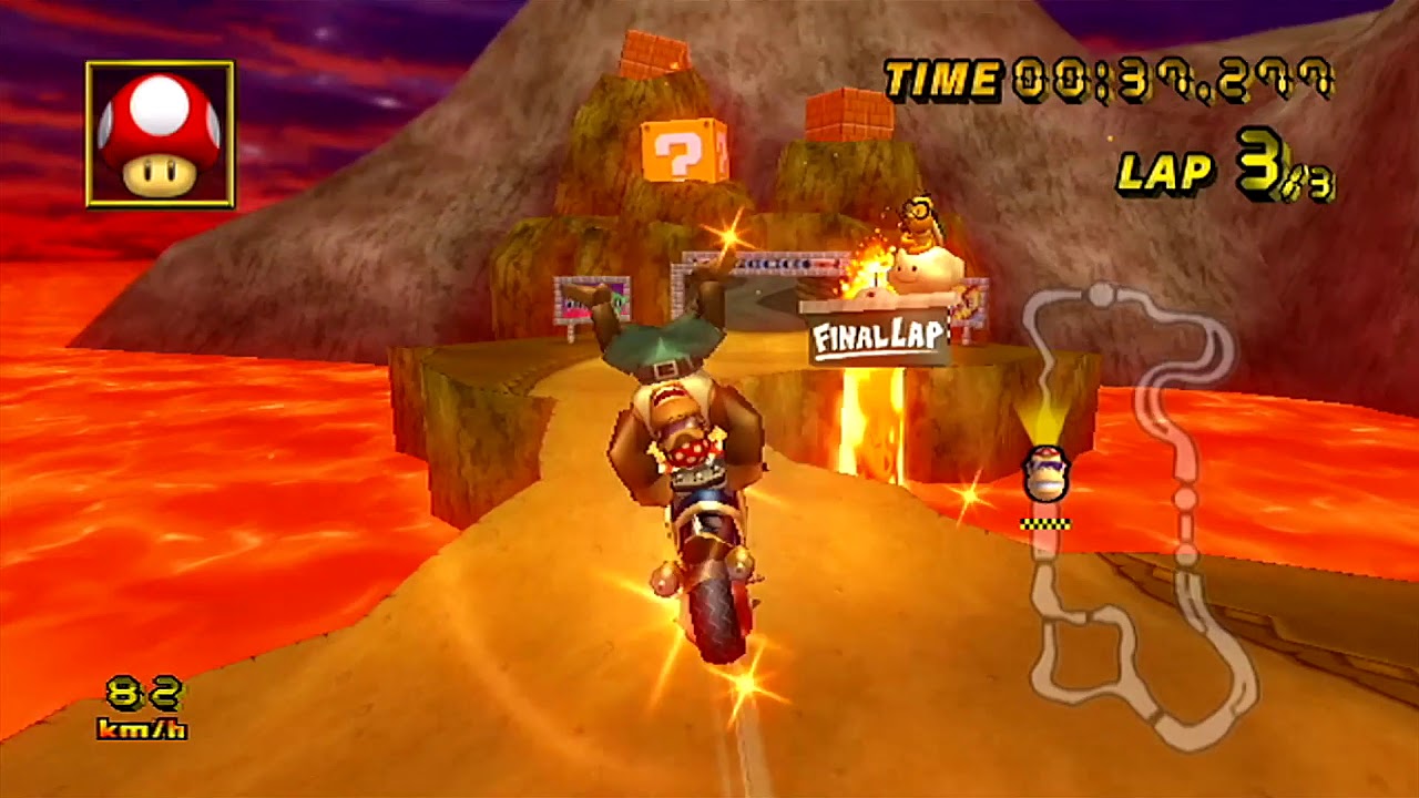 【MKW WR】 Grumble Volcano (No Shortcut) - 1:51.901 - Connor
