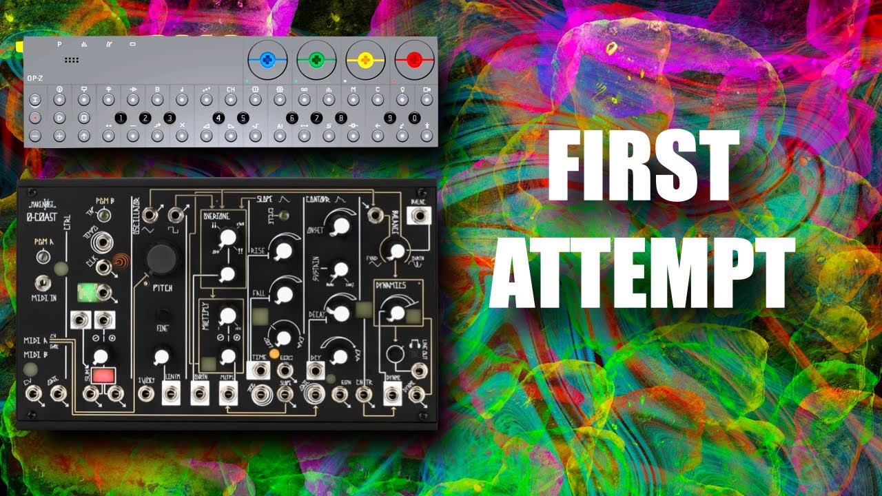 Trying GENERATIVE Ambient | 0-Coast + OP-Z | Late Night Jam