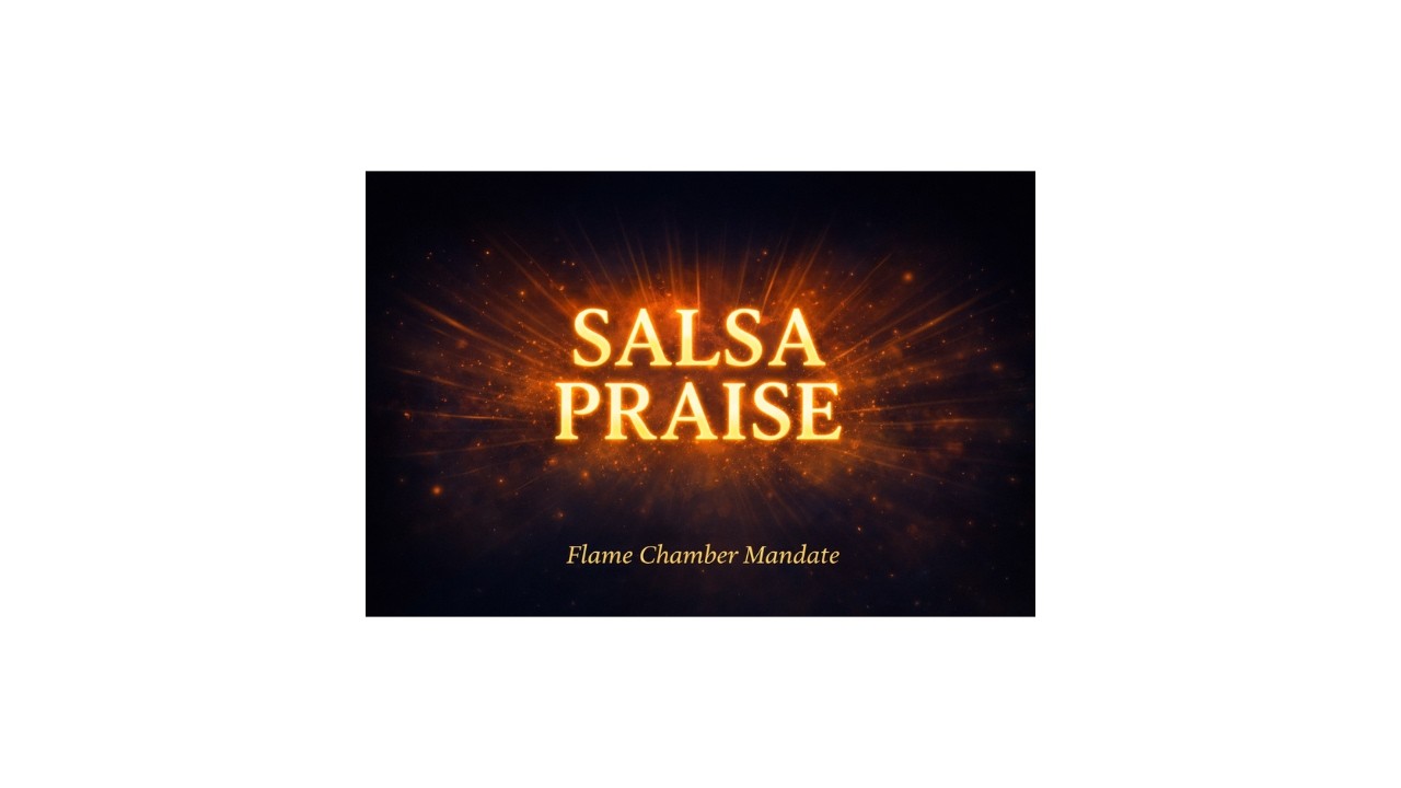 I Rise With Fire|Salsa Dance Praise|Flame Chamber Mandate 🔥