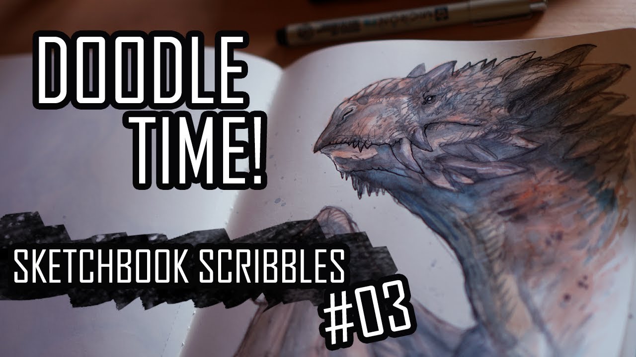 Doodle Time #03 / Sketchbook scribbles! / Here be dragons / Isvoc