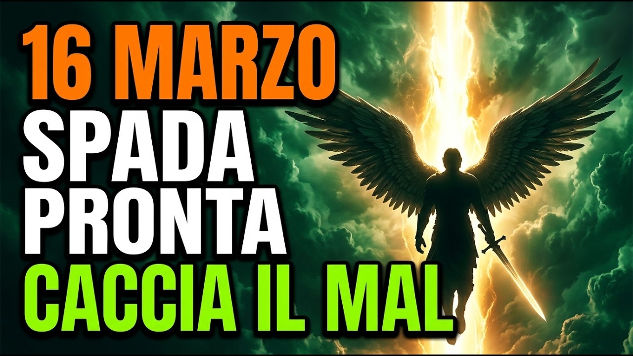 SAN MICHELE: OGGI 16 MARZO LA SPADA È PRONTA. SE SALTI QUESTO, L'OSCURITÀ RESTERÀ IN CASA.