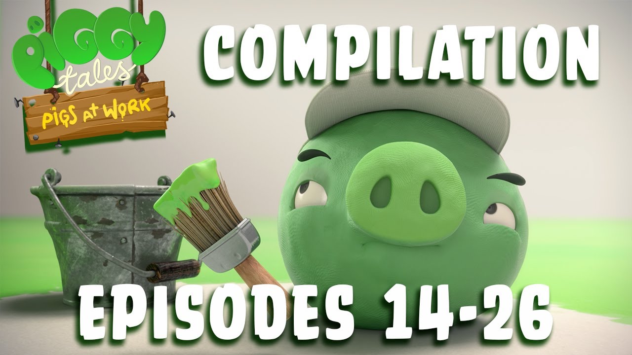Angry Birds | Piggy Tales | Pigs at Work - Compilation Ep14-26