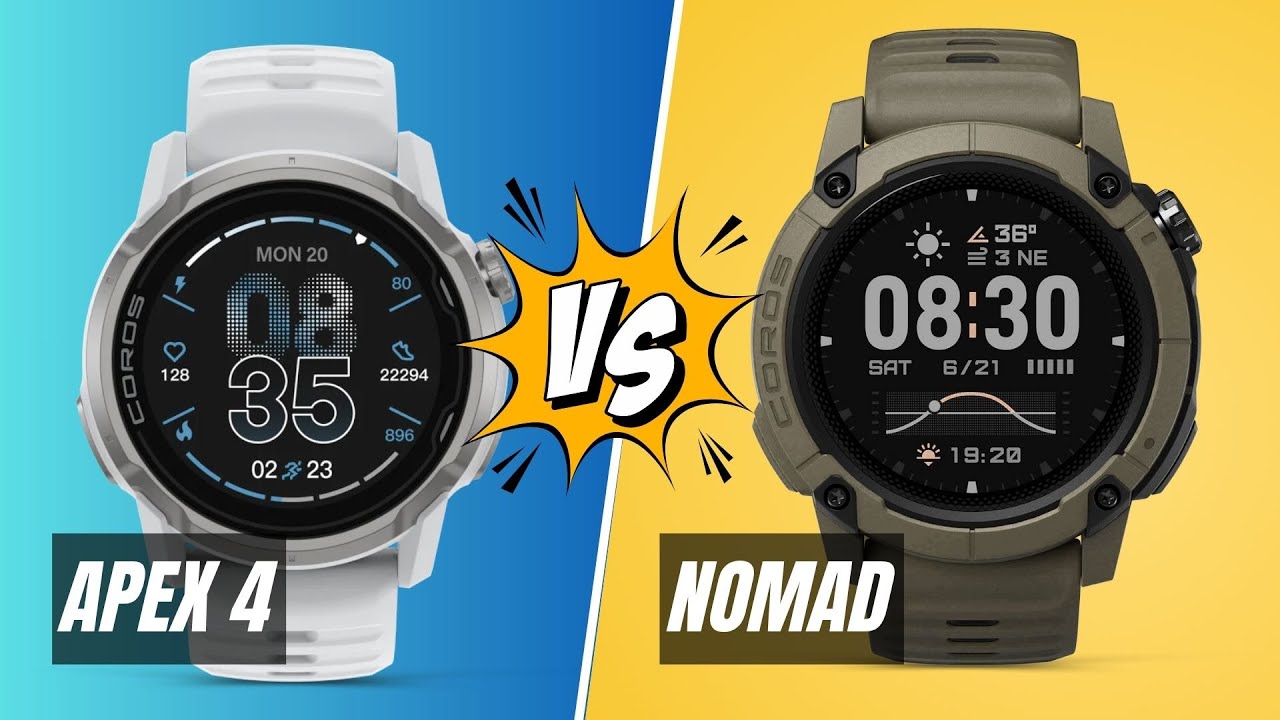 COROS NOMAD vs APEX 4 🔥 ¿Cuál elegir en 2025?