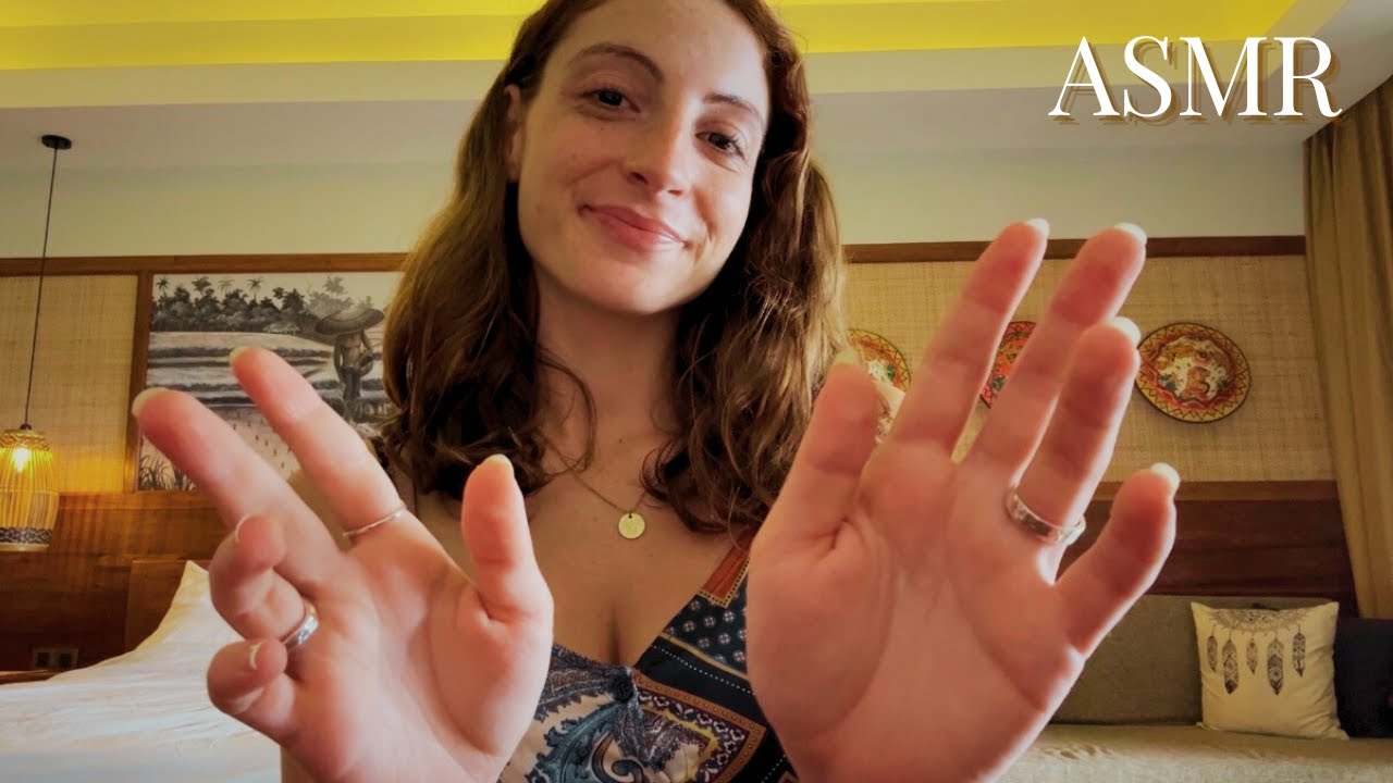 ASMR | LOFI FAST Hand Movements in a Hotel Room in Bali (Up-Close)🌴🌊