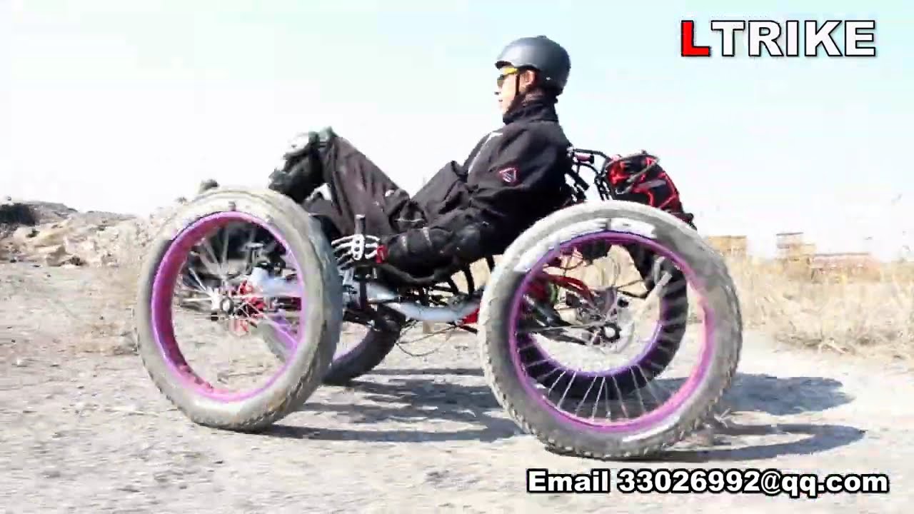 TrikExplor 4×4 Fat Tire Recumbent Quad Cross The East Open-pit