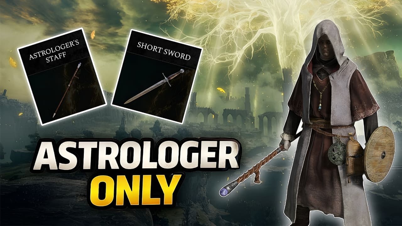 I Beat Elden Ring as ASTROLOGER (Starter Staff Only) — It Was Too Easy