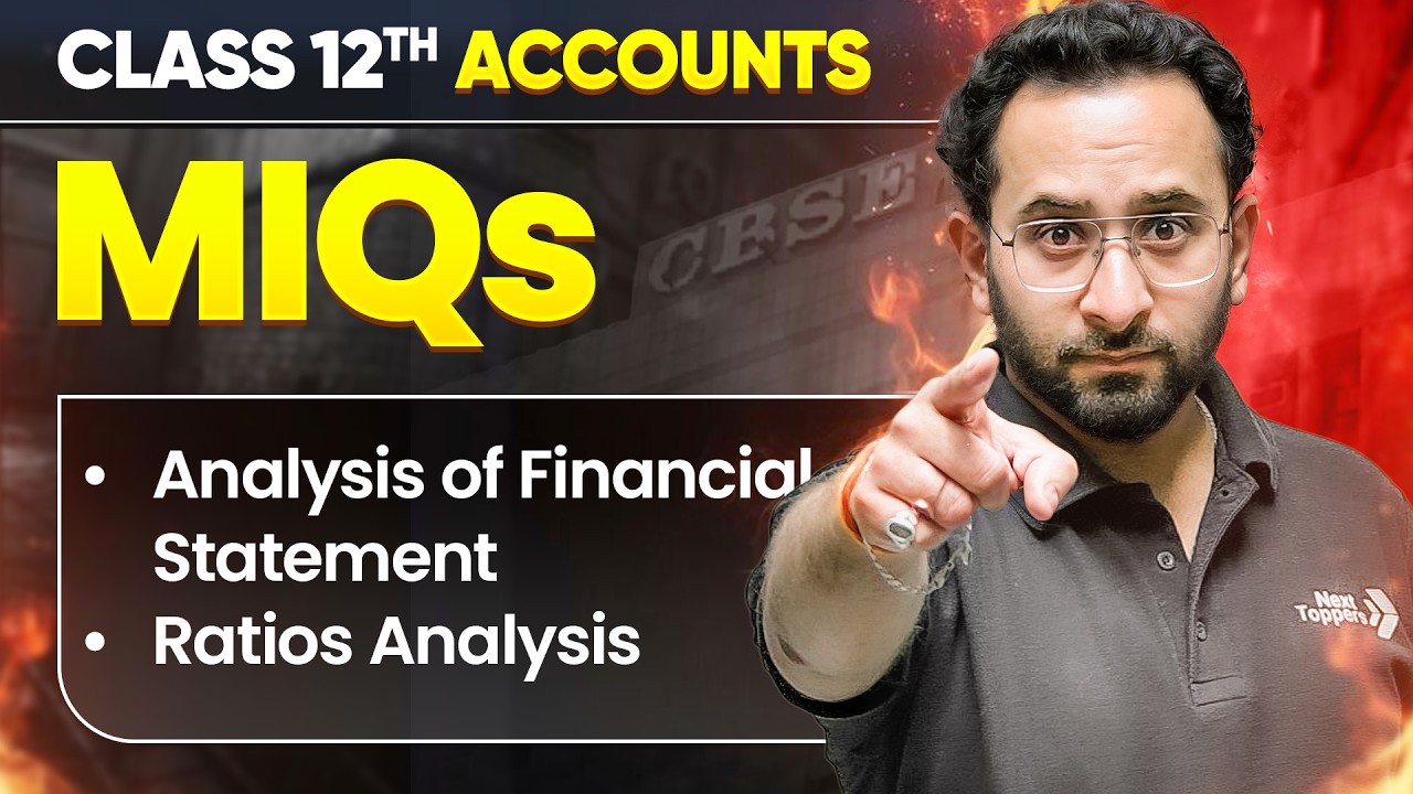 Most Important Questions Analysis Of Financial Statement & Class 12 Accounts  | Cbse Boardexam 2026