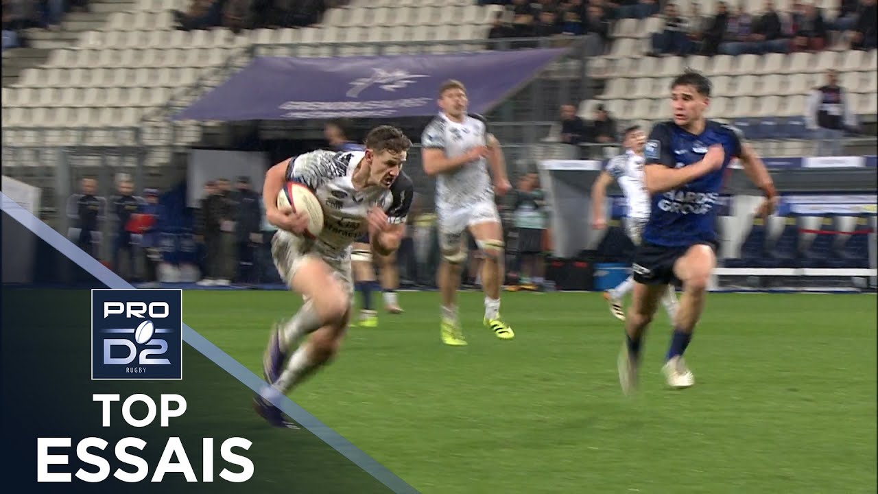 TOP Essais de la J18 – PRO D2 – Saison 2025-2026