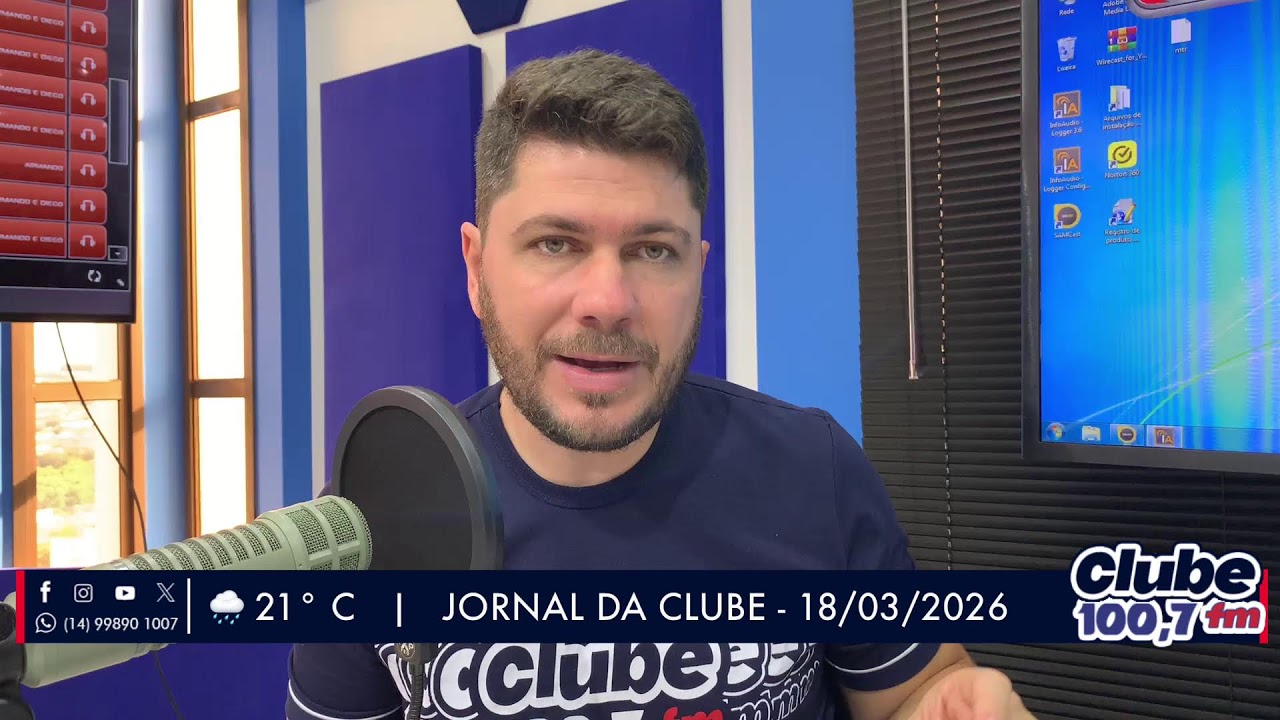 Jornal da Clube - 18/03/2026 - Edição da Manhã