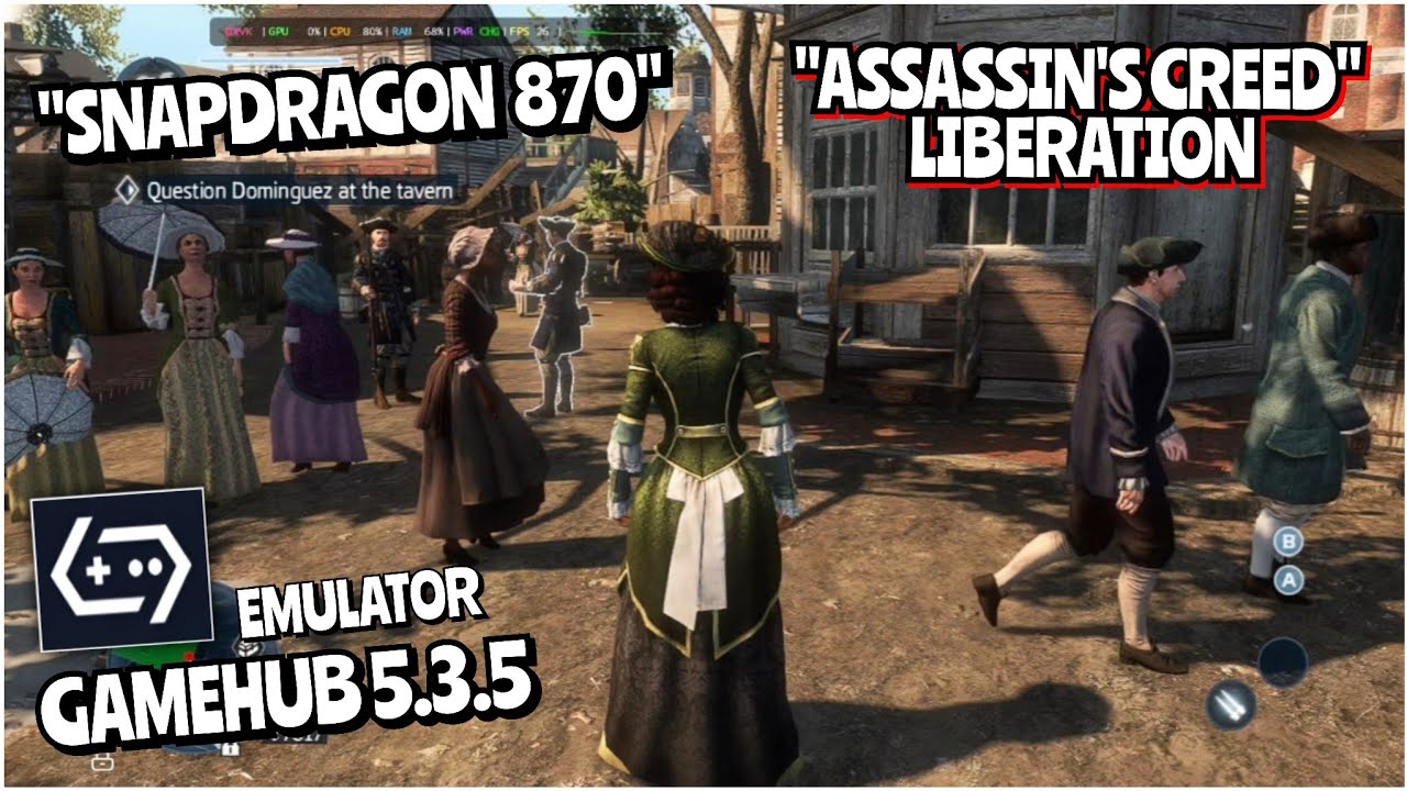 ASSASSIN'S CREED LIBERATION | GAMEHUB EMULATOR | SNAPDRAGON 870 GAMEPLAY