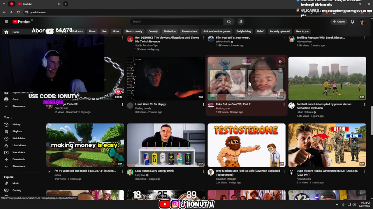 🤡Live🤡OmeTV🤡Reacti🤡Fortnite🤡Geo Guesser🤡W Streamer🤡Marlon🤡Ionut V🤡God is Good🤡