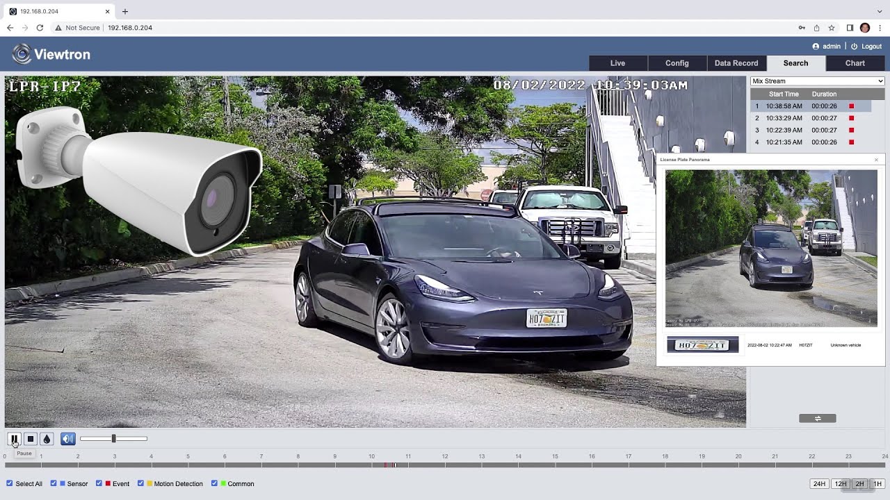LPR Camera ANPR Software & SD Card Recording Setup On Web Browser