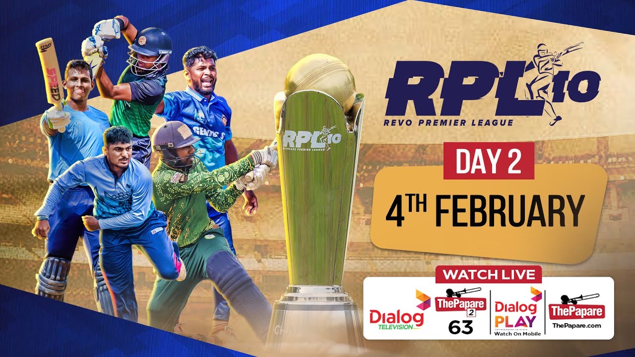 LIVE: Revo Premier League T10 2026 – Group Stage | Day 02