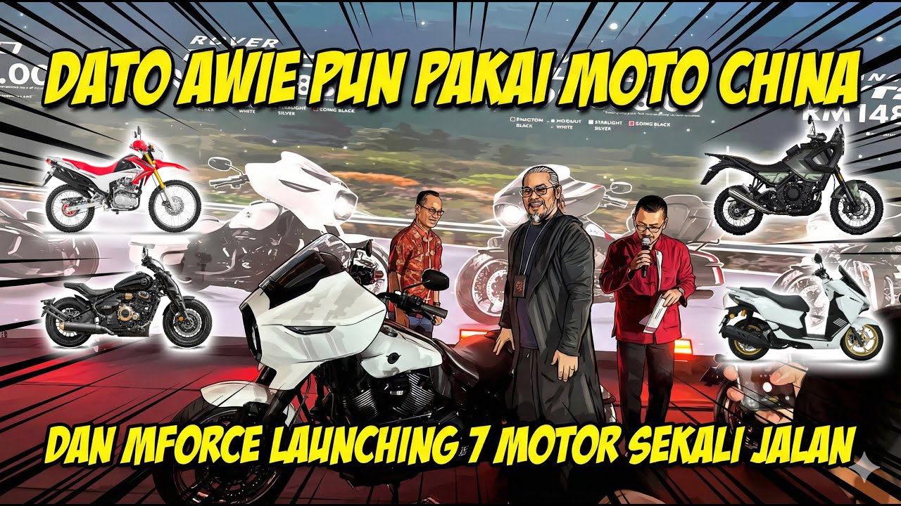 DATO AWIE DAH MASUK LINE ! 7 MODEL MFORCE SEKALI JALAN