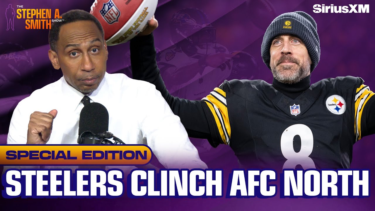 My Steelers beat the Ravens to clinch the AFC North and make it to the Playoffs!