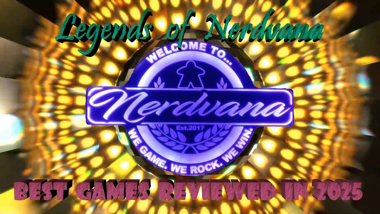 С Новым годом! Топ-10 игр Legends of Nerdvana, обзоры которых будут опубликованы в 2025 году!