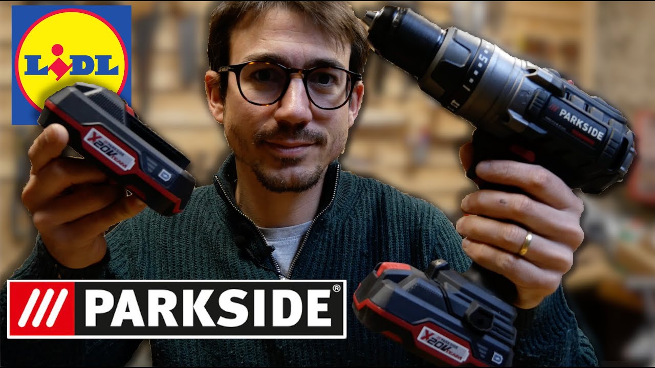 Unboxing perceuse Parkside LIDL - perceuse visseuse à percussion PSBSAP 20-Li B2