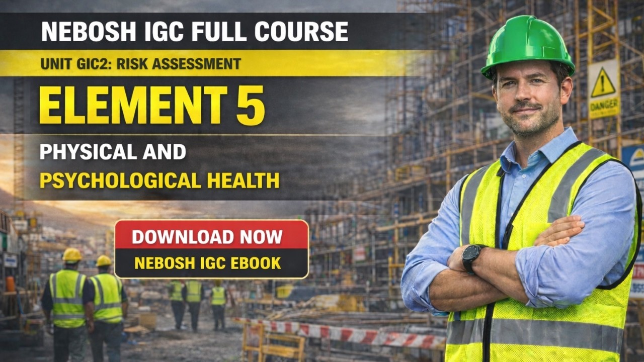 NEBOSH IGC Unit GIC2: Risk Assessment | Element 5 : Physical and Psychological Health